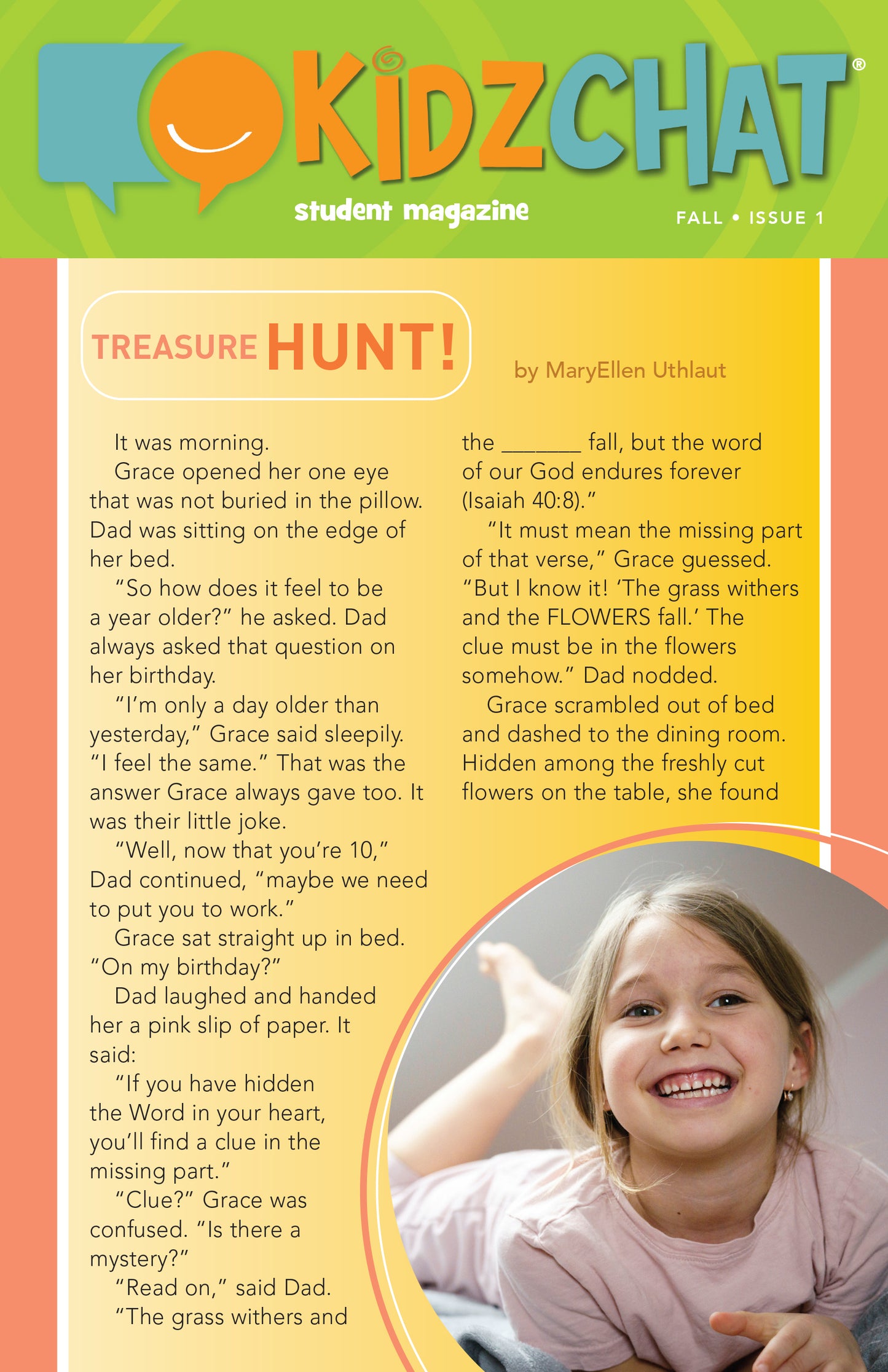 Heartshaper Middle Elementary (3rd-4th grade) Kidz Chat Take Home 5pk