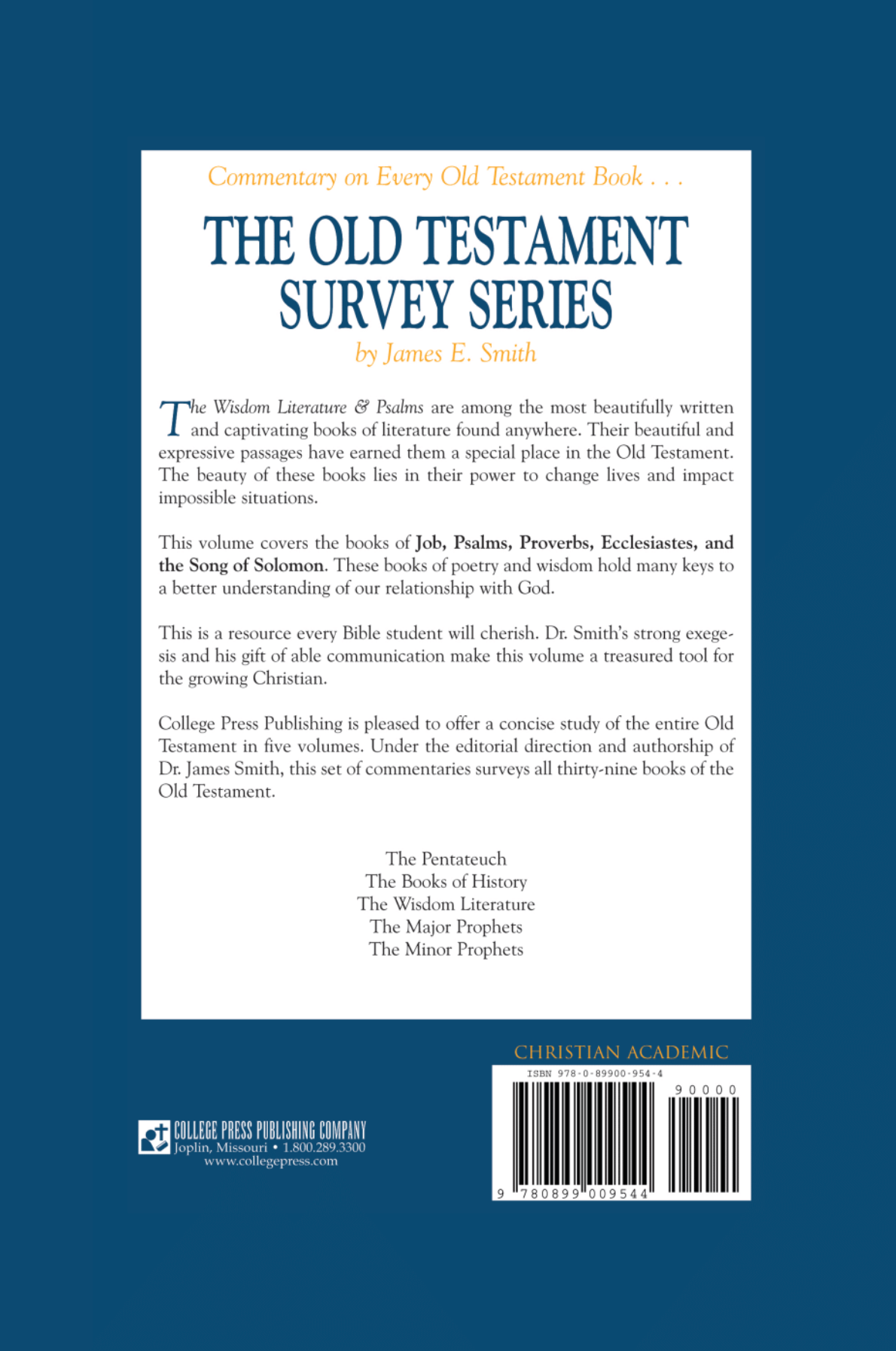 Old Testament Survey Series: Wisdom Literature & Psalms