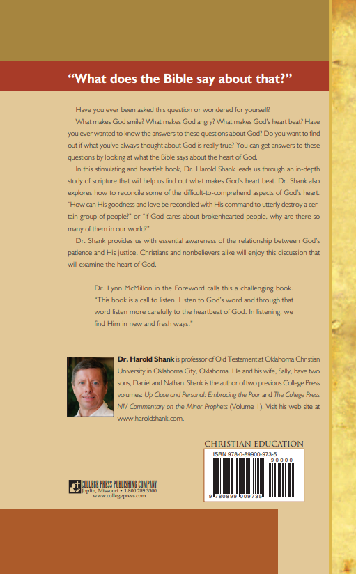 What the Bible Says About The Heart of God: Listening to His Heartbeat