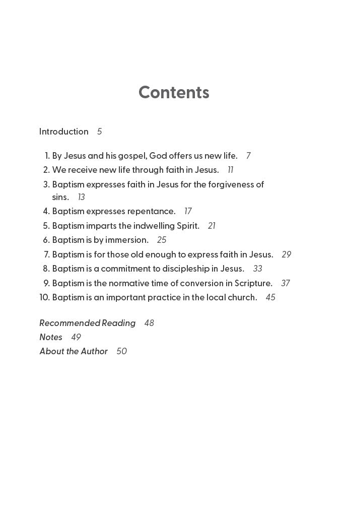 NOW AVAILABLE - Baptism According to Scripture: A Clear, Short, and Unfiltered Guide