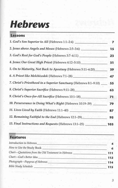 Adult Bible In Life Student Book - Hebrews