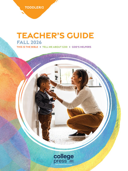 Teacher's Guide cover with a woman and child, colorful design, and Reformation Press logo.