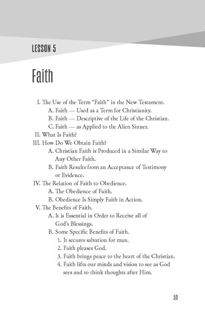 13 Lessons in Christian Doctrine
