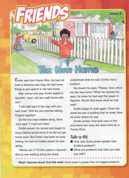 Elementary (2nd & 3rd Grade) Friends Take Home