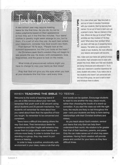 High School (9th-12th grade) Teacher's Guide