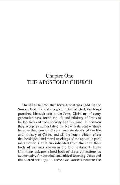 A History of the Church
