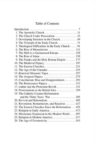 A History of the Church