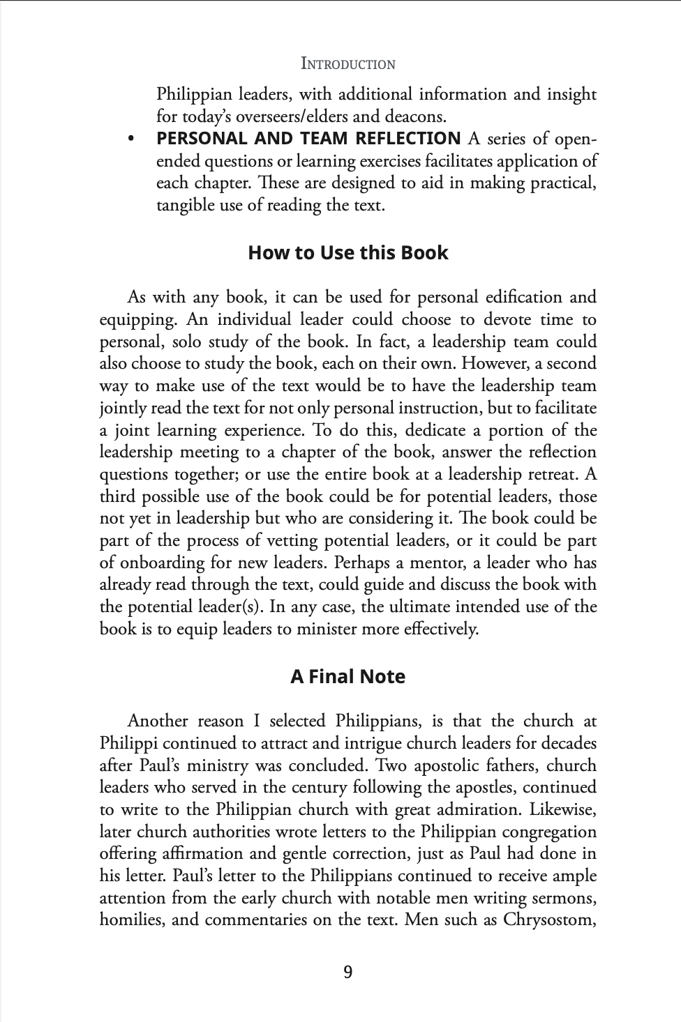 Paul's Letter To Leaders: Philippians for Elders and Deacons PRE-ORDER NOW! Releases 4/24/2025