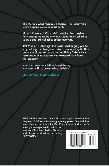 PRE-ORDER Resolved: 7 Resolutions Extraordinary Christ-Followers Make