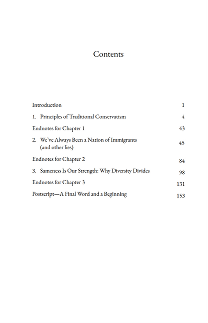 SAMENESS IS OUR STRENGTH