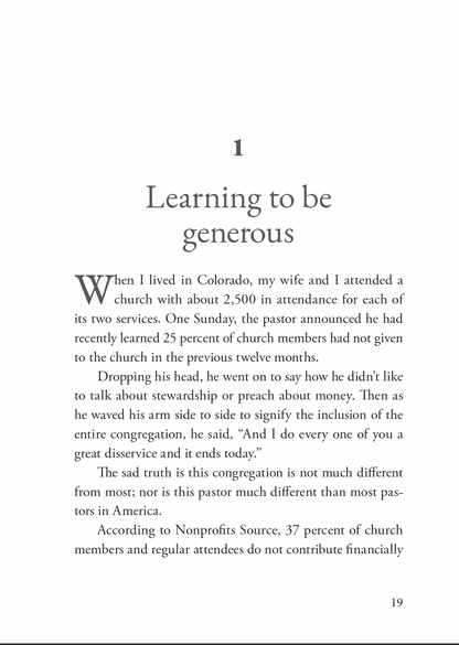 Growing Into Generosity