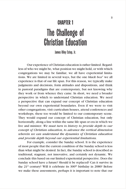 Christian Education