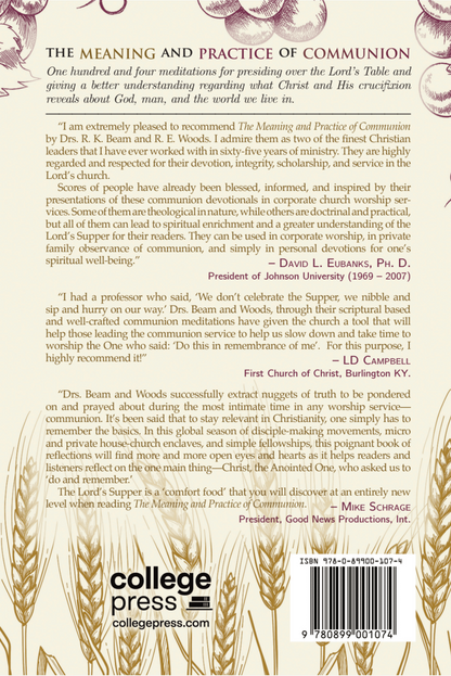 The Meaning and Practice of Communion