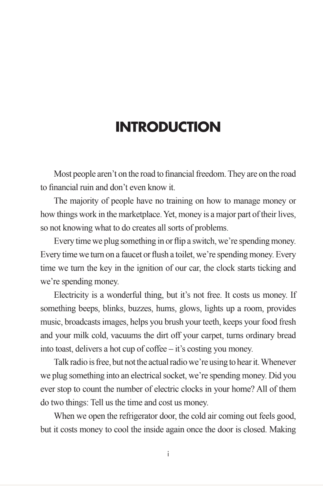 The Road to Financial Freedom