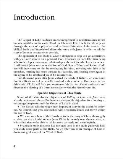 Falling in Love with Jesus: Studies in the Book of Luke