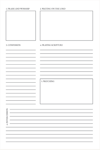 PRE-ORDER Teach me to Pray Paperback and Spiral-Bound Journal