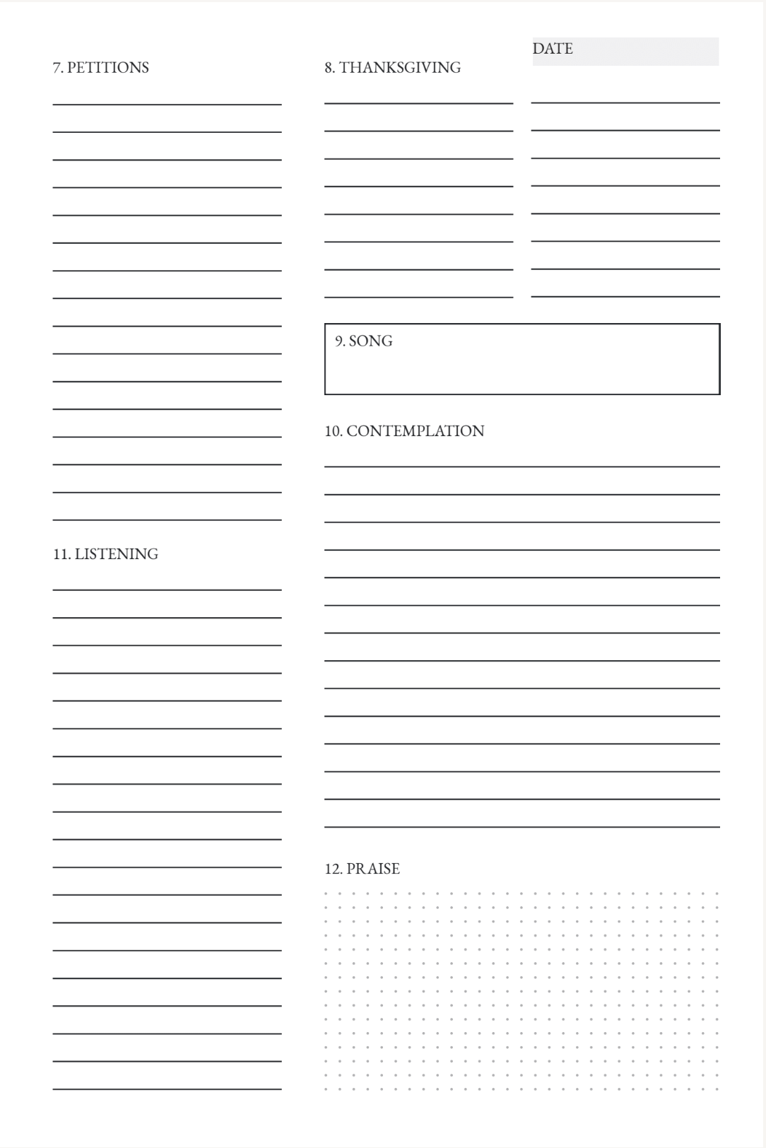 PRE-ORDER Teach me to Pray Paperback and Spiral-Bound Journal