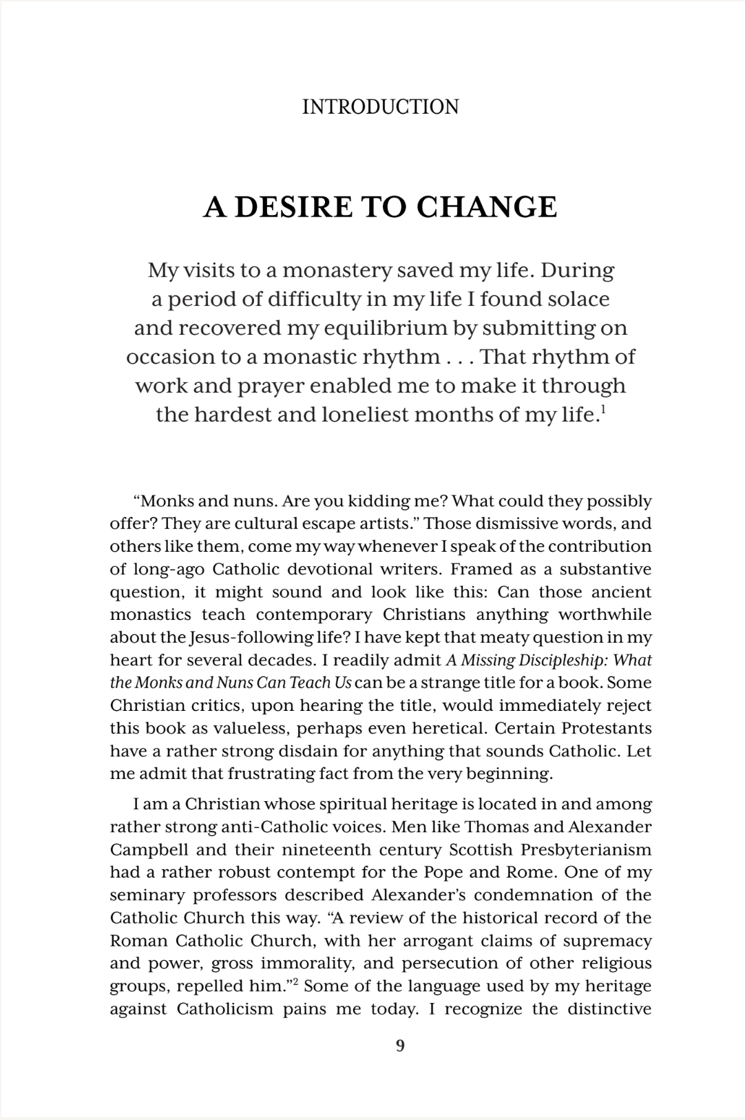 A Missing Discipleship
