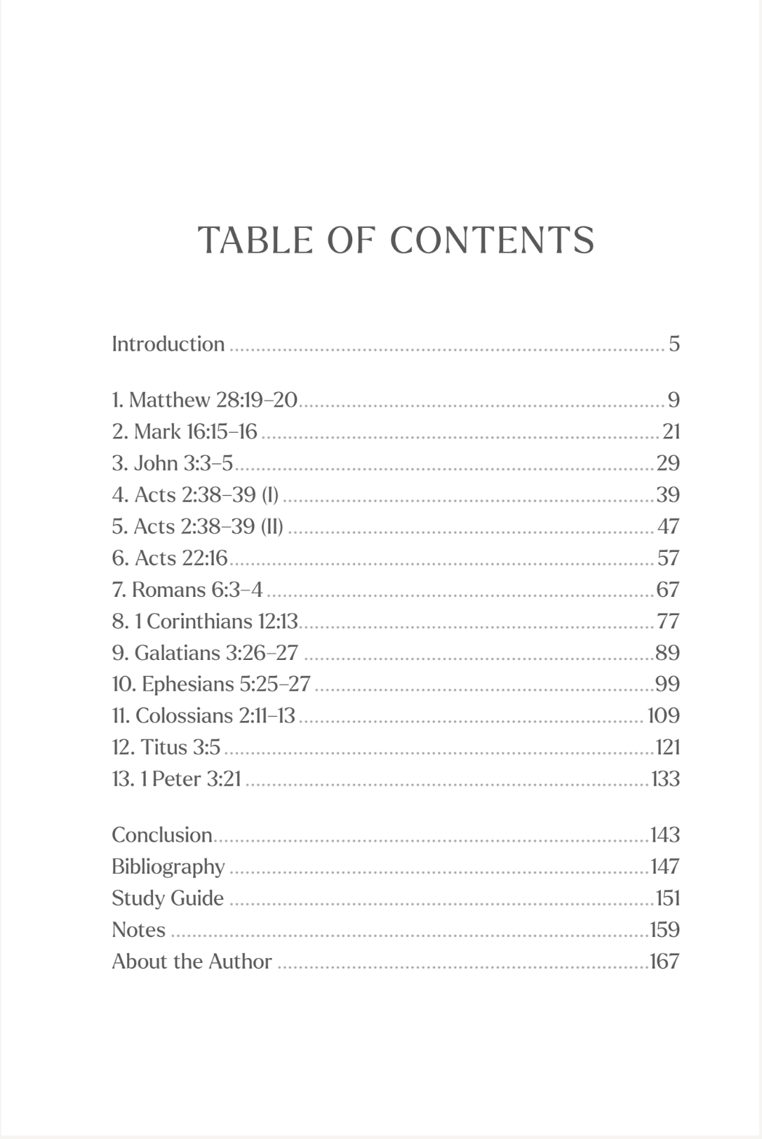 Baptism: A Biblical Study