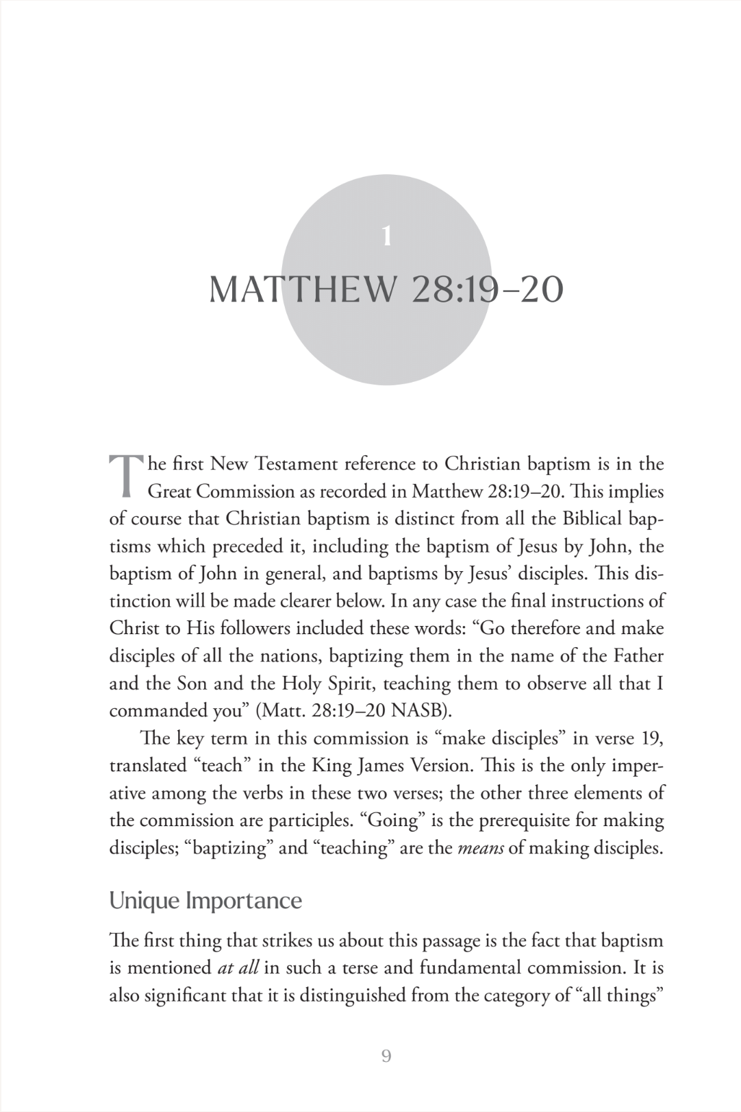 Baptism: A Biblical Study