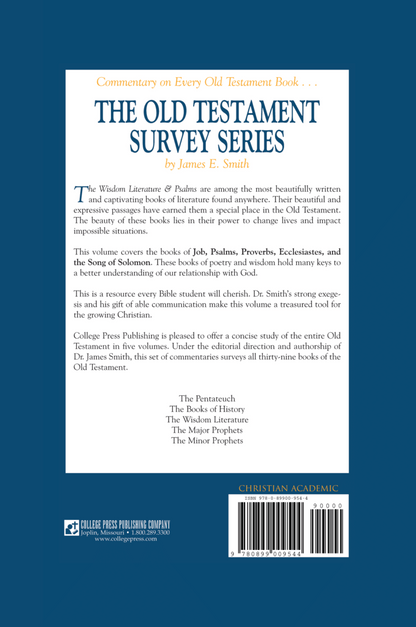 Old Testament Survey Series: Wisdom Literature & Psalms