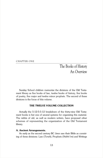 Old Testament Survey Series: The Books of History
