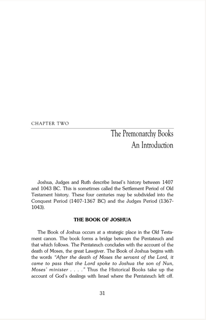 Old Testament Survey Series: The Books of History