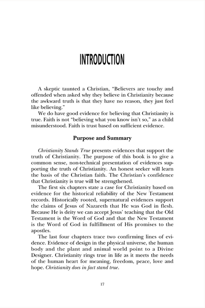 Christianity Stands True