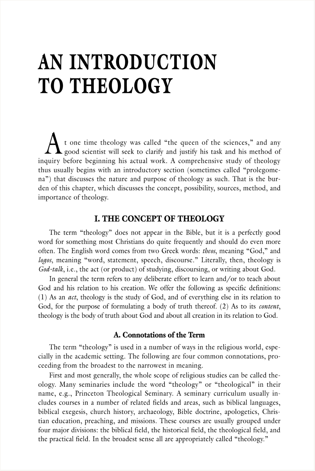 The Faith Once for All