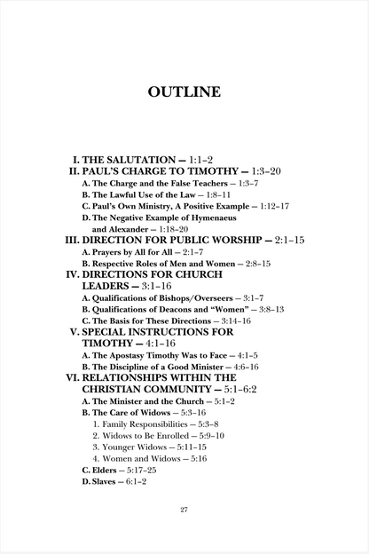1 & 2 Timothy & Titus - NIV