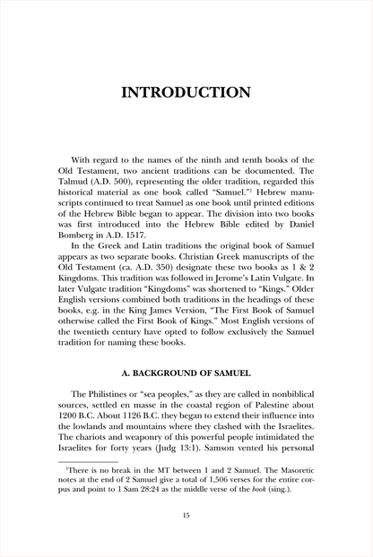 1 & 2 Samuel - NIV