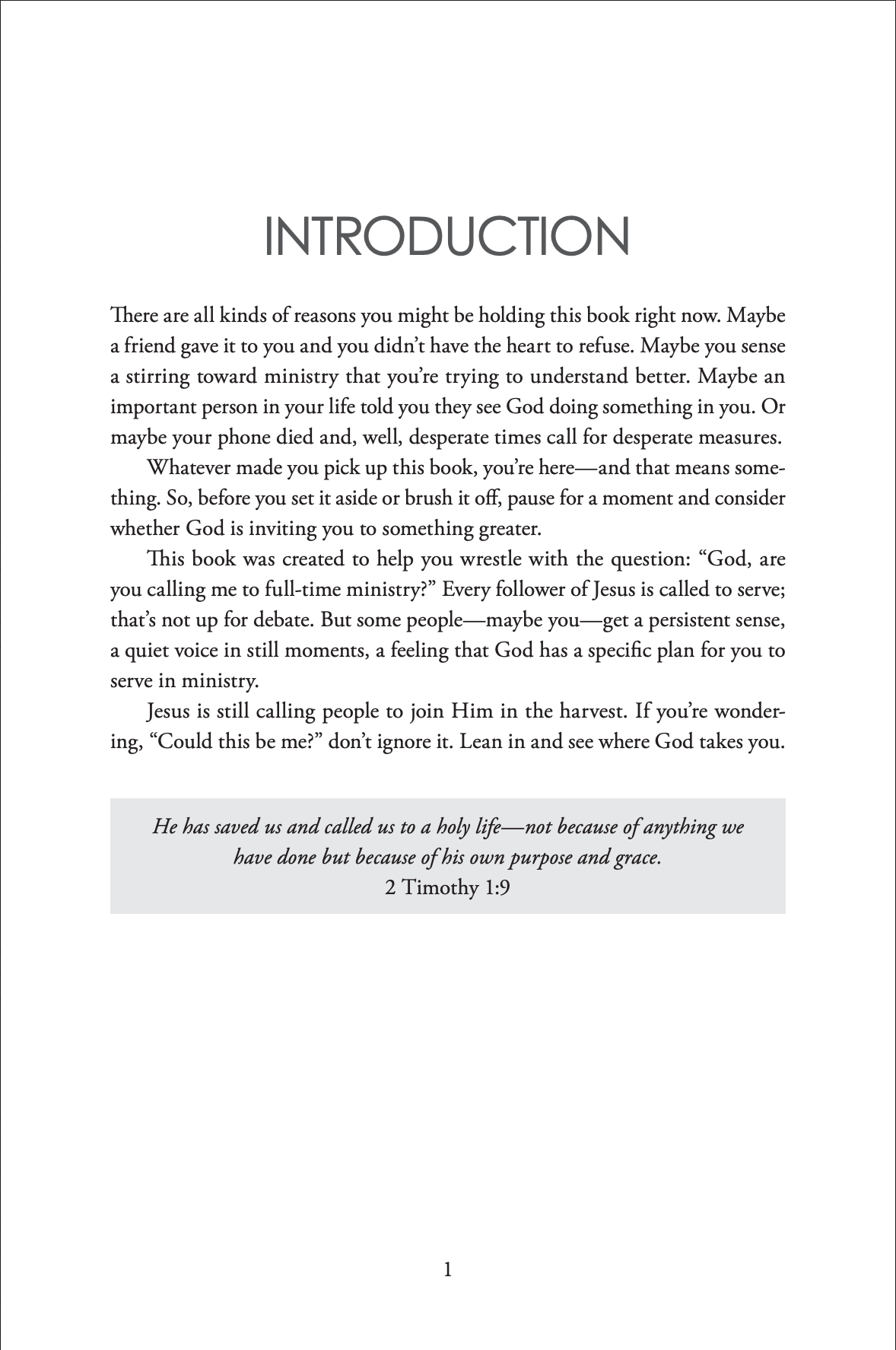 The Call You Can't Ignore: An Invitation to Explore God's Call to Full-time Ministry