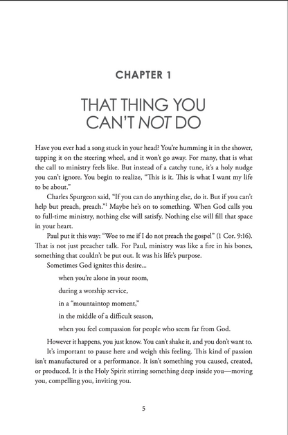 The Call You Can't Ignore: An Invitation to Explore God's Call to Full-time Ministry