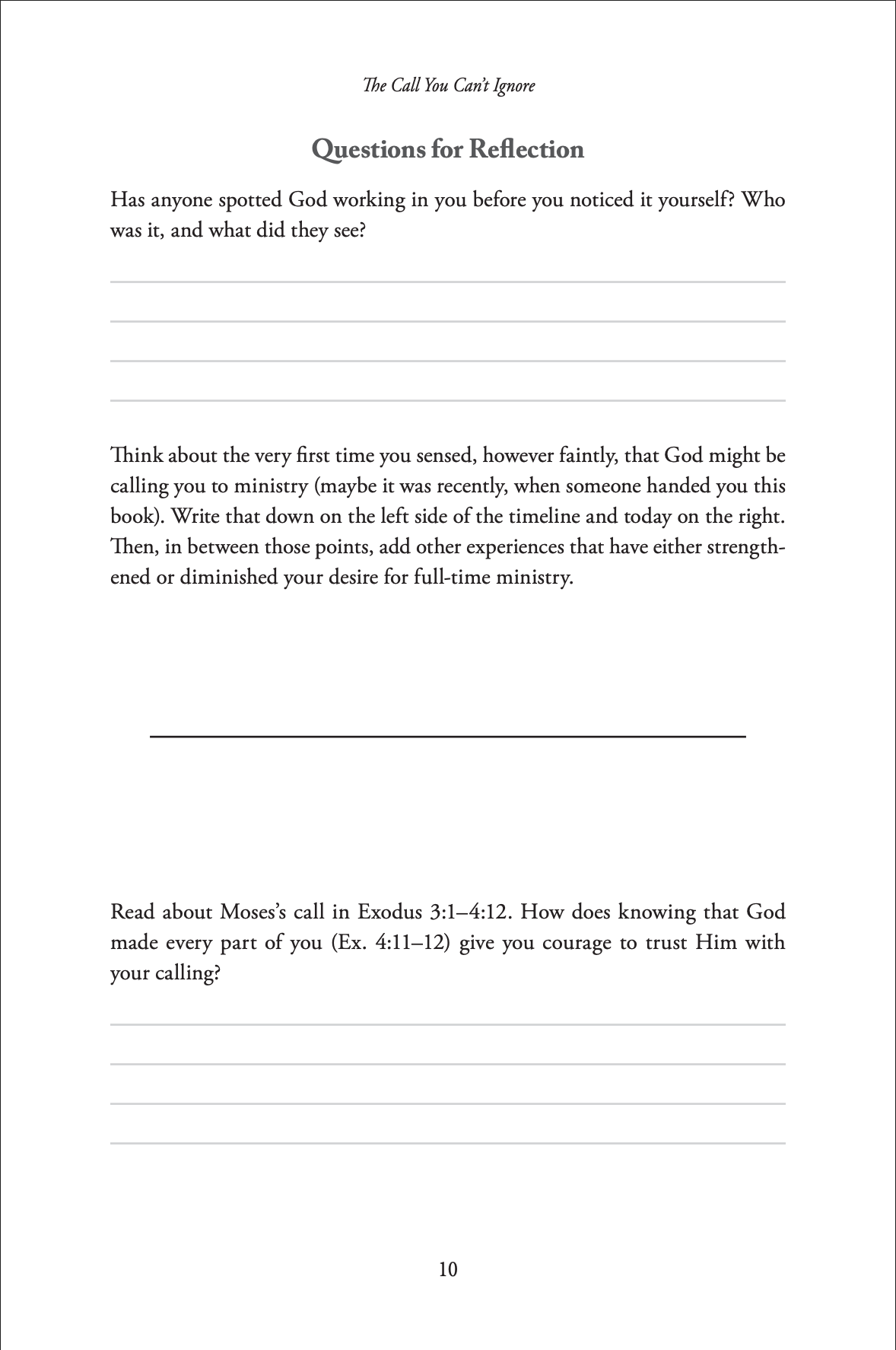 The Call You Can't Ignore: An Invitation to Explore God's Call to Full-time Ministry