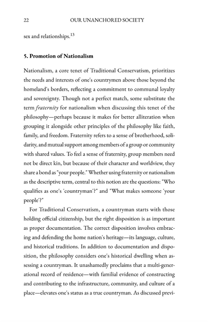 OUR UNANCHORED SOCIETY