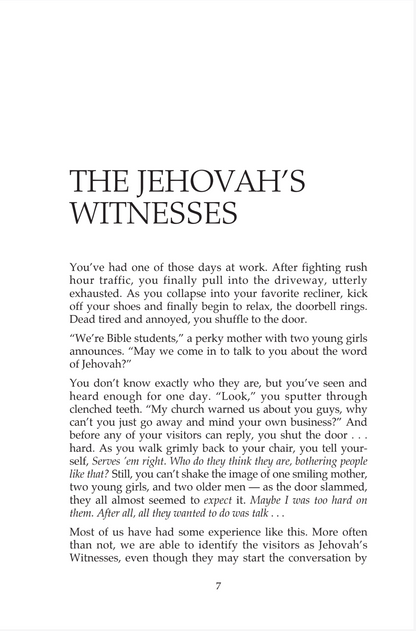 Jehovah's Witnesses: Understanding Their Faith and Teachings
