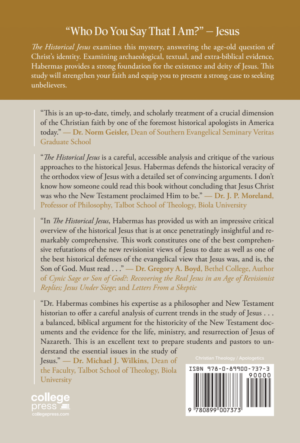 The Historical Jesus: Ancient Evidence for the Life of Christ