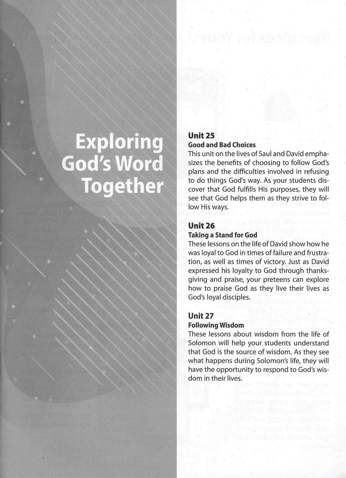 Upper Elementary (4th & 5th) Teacher's Guide