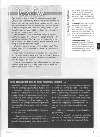 Upper Elementary (4th & 5th) Teacher's Guide