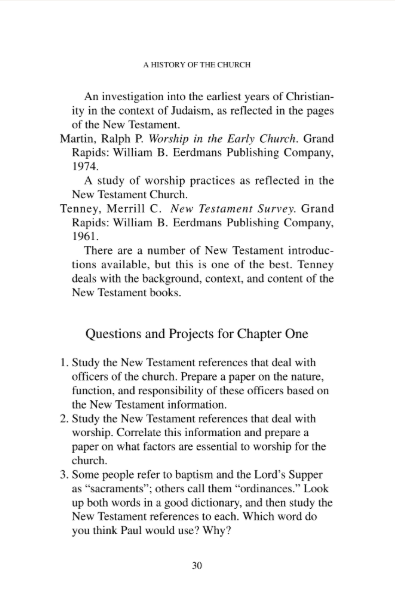 A History of the Church